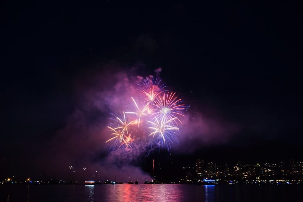 Photo Fireworks display